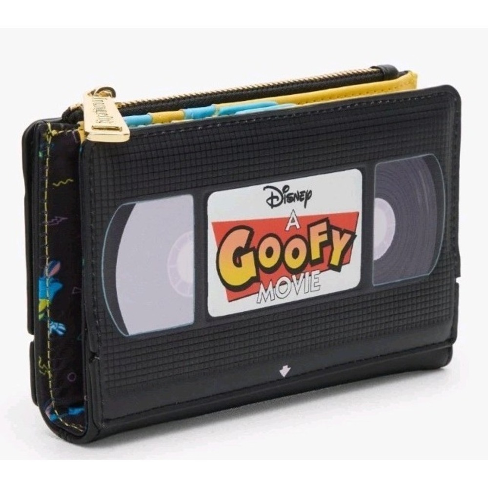 NEW Loungefly Disney Classic A Goofy Movie VHS Tape Figural Wallet Retro 90s